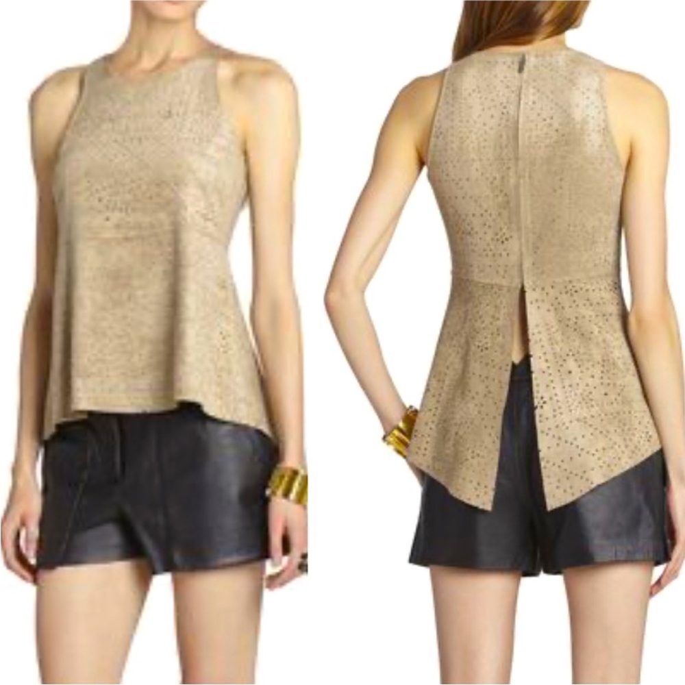 BCBG Suede Top - Like New - XS
